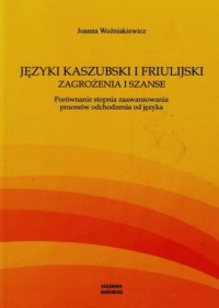 Języki kaszubski i friulijski. - okładka książki