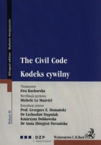 Kodeks cywilny. The civil code - okładka książki