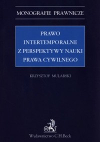 Prawo intertemportalne z perspektywy - okładka książki