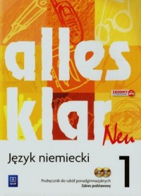 Alles klar Neu 1. Język niemiecki. - okładka podręcznika