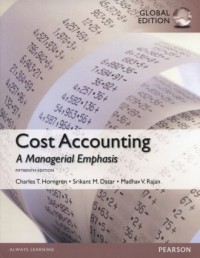 Cost Accounting - okładka książki