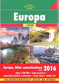 Europa atlas (skala 1:700 000) - okładka książki