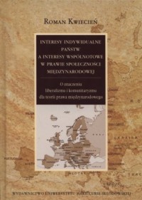 Interesy indywidualne państw a - okładka książki