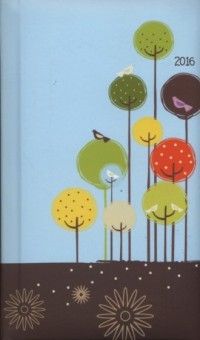 Kalendarz 2016. Kolorowe drzewa - okładka książki