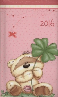 Kalendarz 2016. Miś Fizzy z koniczyną - okładka książki