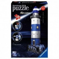 Latarnia morska nocą (puzzle 3D) - zdjęcie zabawki, gry