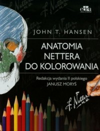 Anatomia Nettera do kolorowania - okładka książki