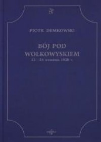 Bój pod Wołkowyskiem 23-24 września - okładka książki