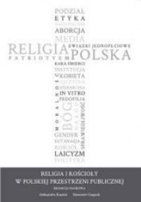 Religia i kościoły w polskiej przestrzeni - okładka książki