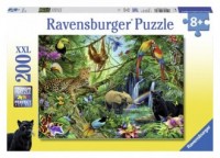 Zwierzęta w dżungli (puzzle XXL - zdjęcie zabawki, gry