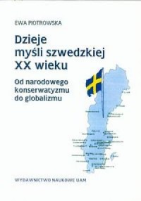 Dzieje myśli szwedzkiej XX wieku. - okładka książki