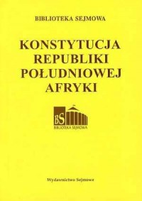 Konstytucja Republiki Południowej - okładka książki