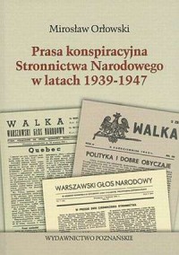 Prasa konspiracyjna Stronnictwa - okładka książki