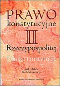 Prawo konstytucyjne II Rzeczypospolitej. - okładka książki