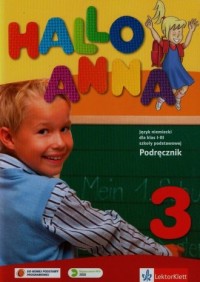 Hallo Anna 3. Podręcznik (+ CD) - okładka podręcznika