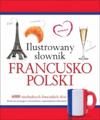 Ilustrowany słownik francusko-polski - okładka podręcznika