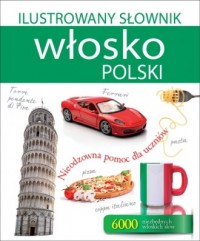 Ilustrowany słownik włosko-polski - okładka podręcznika