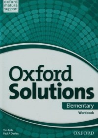 Oxford Solutions Elementary. Ćwiczenia - okładka podręcznika