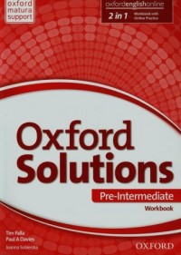 Oxford Solutions Pre-Intermediate. - okładka podręcznika