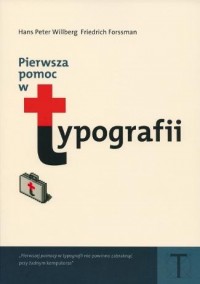 Pierwsza pomoc w typografii - okładka książki