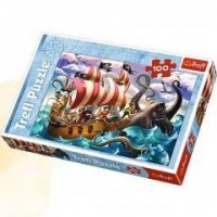 Bitwa na morzu (puzzle 100-elem.) - zdjęcie zabawki, gry