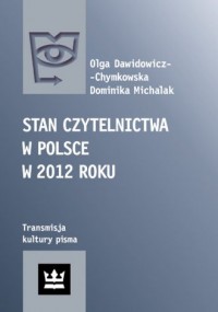 Stan czytelnictwa w Polsce w 2012 - okładka książki