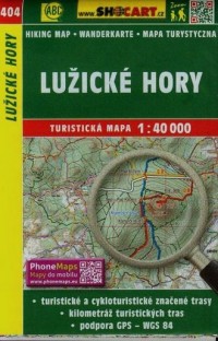Luzicke Hory (skala 1:40 000) - okładka książki