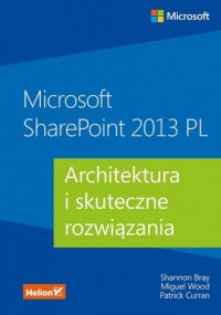 Microsoft SharePoint 2013 PL. Architektura - okładka książki