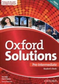Oxford Solutions. Pre-Intermediate. - okładka podręcznika