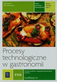Procesy technologiczne w gastronomii. - okładka podręcznika