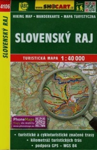 Slovensky Raj (skala 1:40 000) - okładka książki