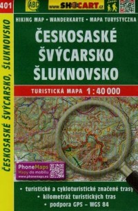 Szwajcaria Czeska mapa turystyczna - okładka książki