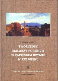 Twróczość malarzy polskich w papieskim - okładka książki