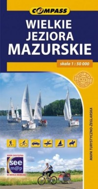 Wielskie Jeziora Mazurskie mapa - okładka książki