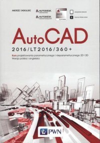 AutoCad 2016/LT2016/360+. Kurs - okładka książki