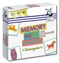 Memory na 3 sposoby. Zwierzyniec - zdjęcie zabawki, gry