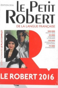 Petit Robert 2016 - okładka książki