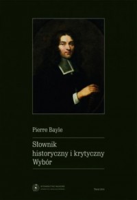 Słownik historyczny i krytyczny. - okładka książki
