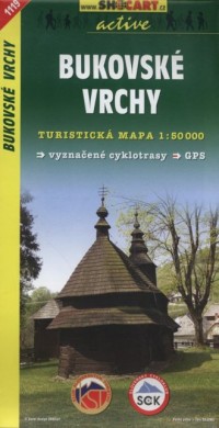 Bukovske Vrchy Mapa turystyczna - okładka książki