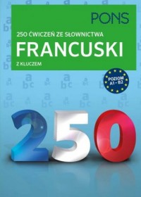 Francuski 250 ćwiczeń ze słownictwa - okładka podręcznika
