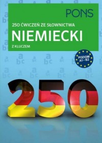 Niemiecki 250 ćwiczeń ze słownictwa - okładka podręcznika