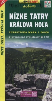 Nizke Tatry Kralova Hola Mapa turystyczna - okładka książki