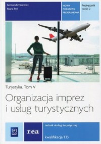 Organizacja imprez i usług turystycznych - okładka podręcznika