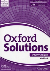Oxford Solutions Intermediate Workbook - okładka podręcznika