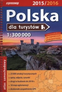 Polska dla turystów. Atlas (skala - okładka książki