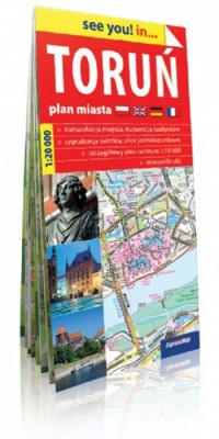 Toruń plan miasta 1:20 000 2015 - okładka książki