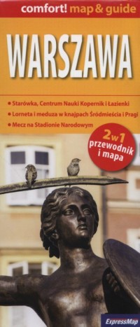 Warszawa. 2 w 1. Przewodnik  laminowany - okładka książki