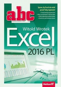 ABC Excel 2016 PL - okładka książki