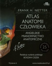 Atlas anatomii człowieka. Angielskie - okładka książki