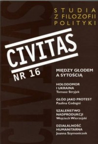 Civitas nr 16. Studia z filozofii - okładka książki